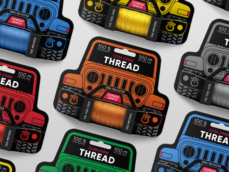 縫紉線包裝設(shè)計(圖6) 縫紉線包裝設(shè)計(圖6)