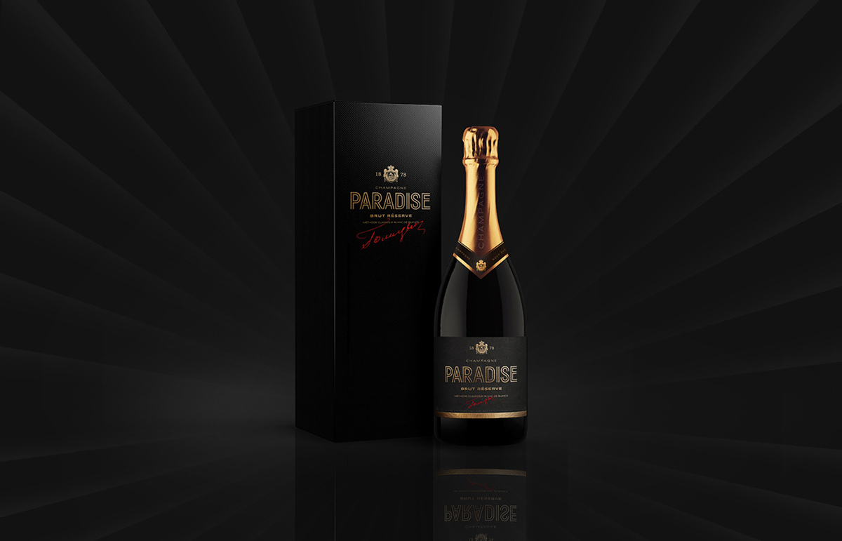 古典香檳包裝設(shè)計(jì)(圖1)