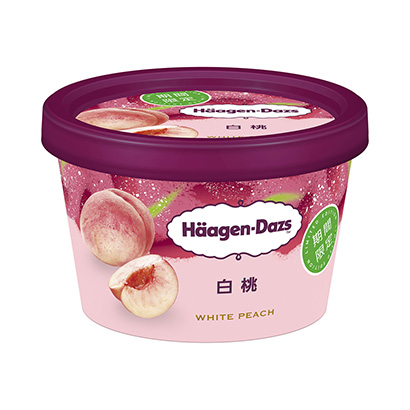 哈根達斯白桃冰激凌包裝設計(圖1)
