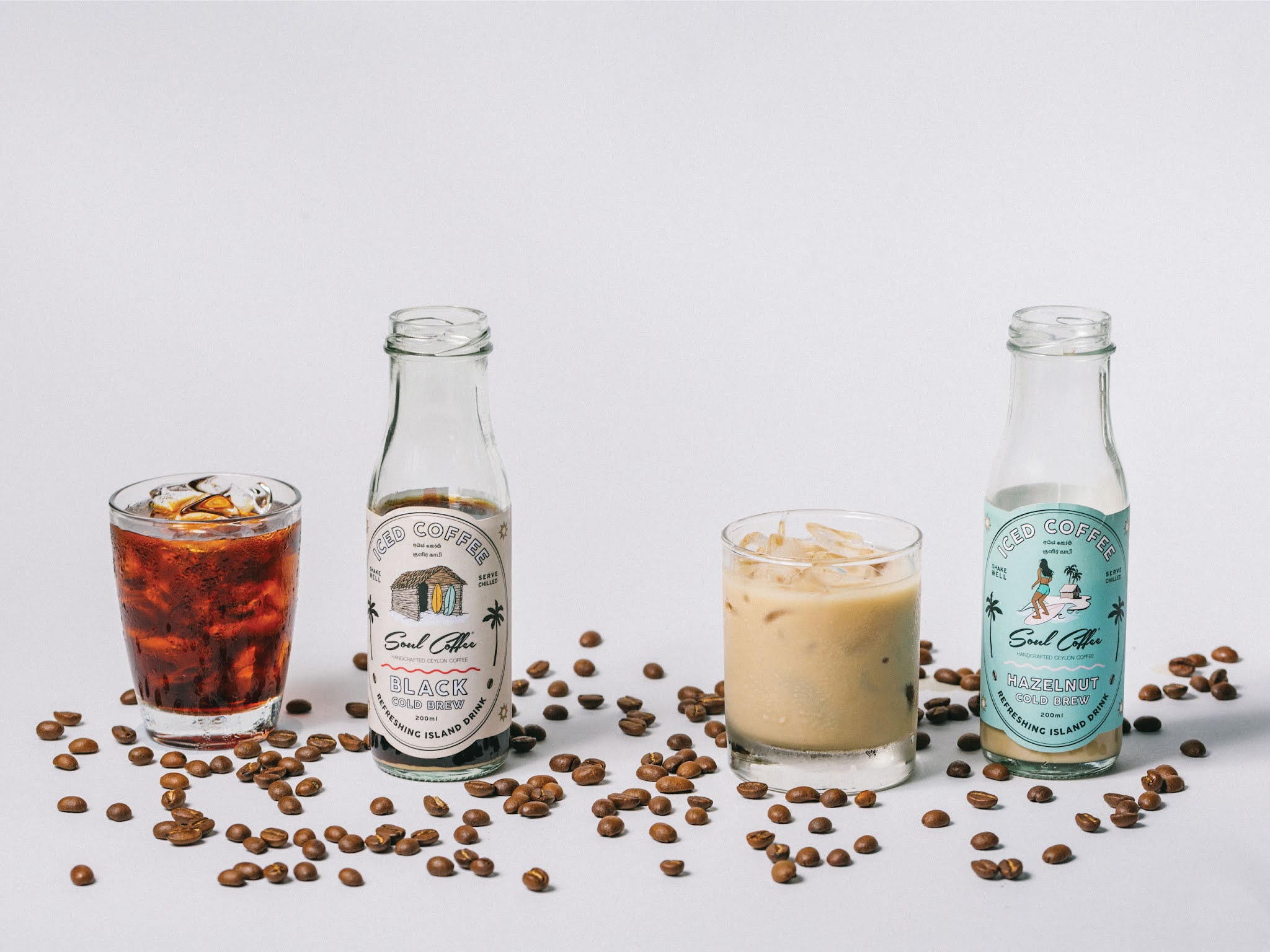 冰咖啡怎么設計包裝瓶貼(圖6)