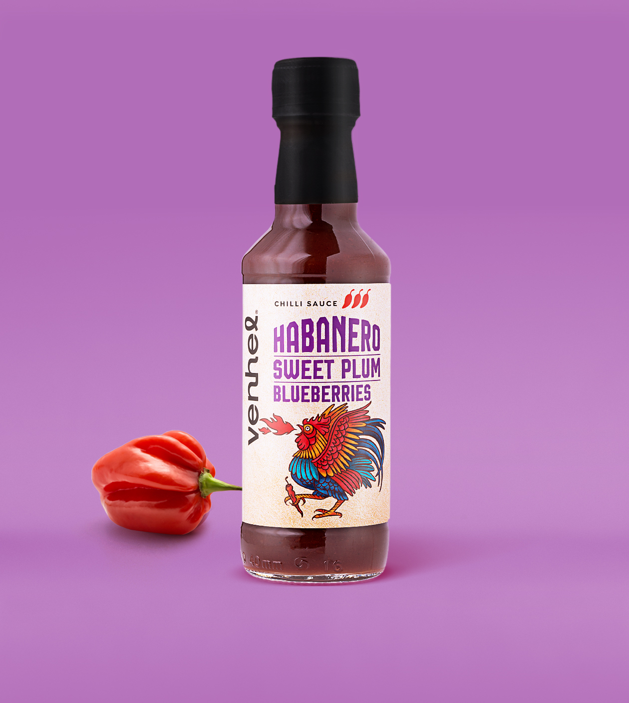 這款辣椒醬用噴火的公雞做為核心視覺(jué)(圖7) 這款辣椒醬用噴火的公雞做為核心視覺(jué)(圖7)