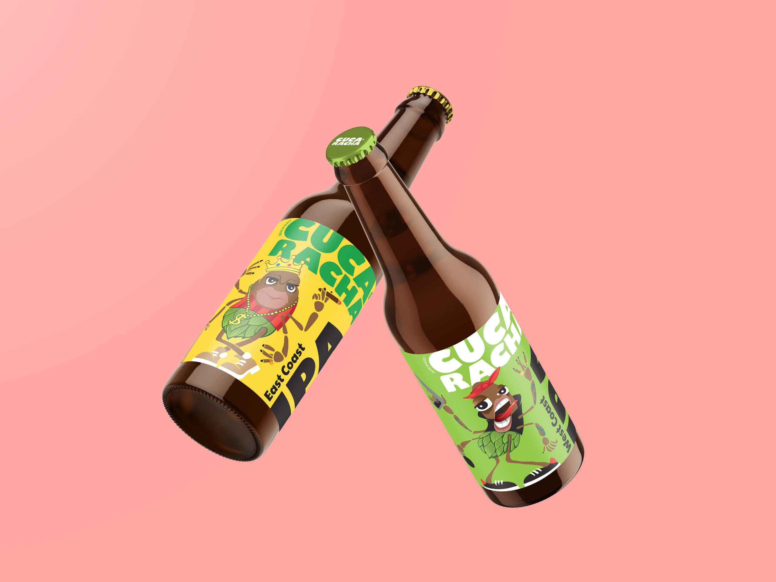 ?Cucaracha精釀啤酒創(chuàng)意包裝設(shè)計(jì)(圖3) ?Cucaracha精釀啤酒創(chuàng)意包裝設(shè)計(jì)(圖3)