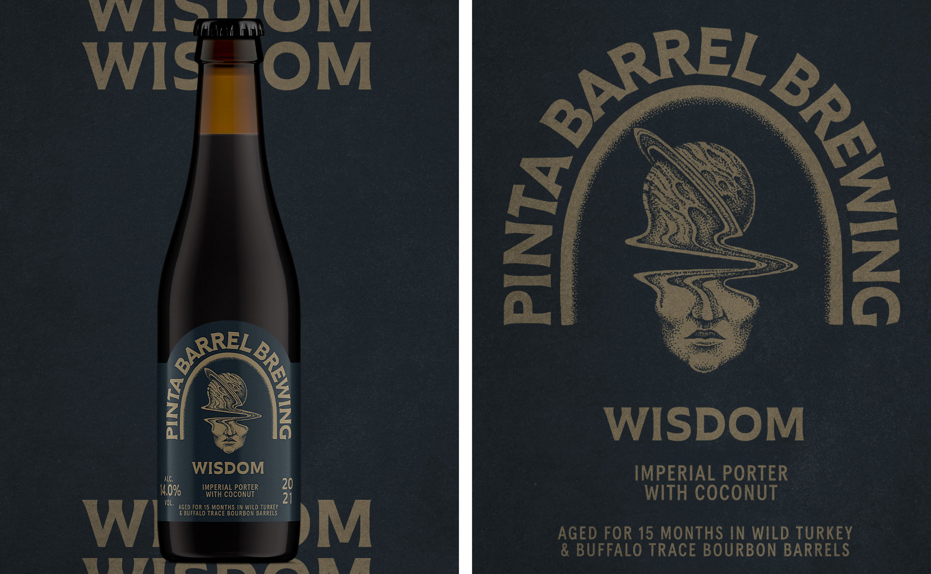 PINTA Barrel Brewing啤酒視覺識(shí)別包裝設(shè)計(jì)(圖2)