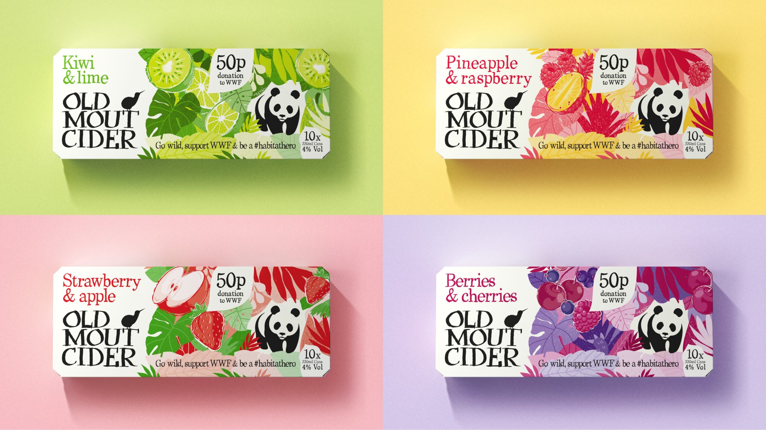 OldMou蘋(píng)果酒的限量版包裝這樣設(shè)計(jì)在貨架上脫穎而出(圖2)