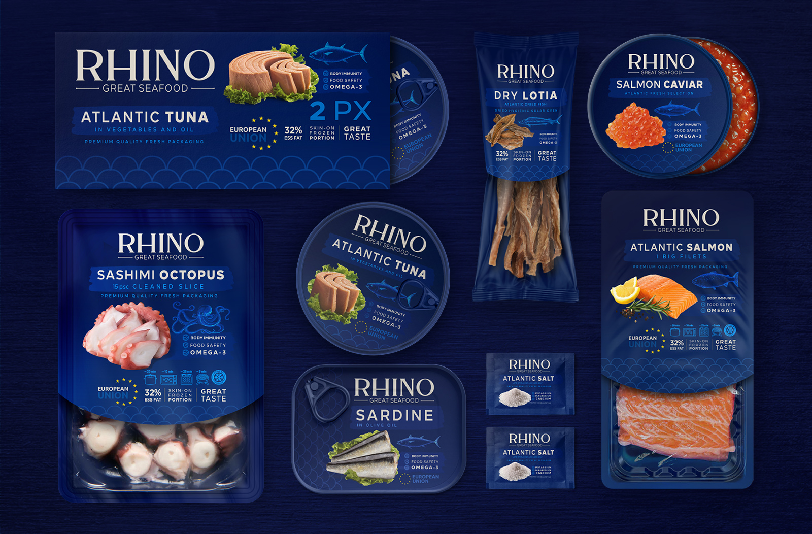 海鮮產(chǎn)品品牌視覺包裝設計這樣做(圖1) 海鮮產(chǎn)品品牌視覺包裝設計這樣做(圖1)