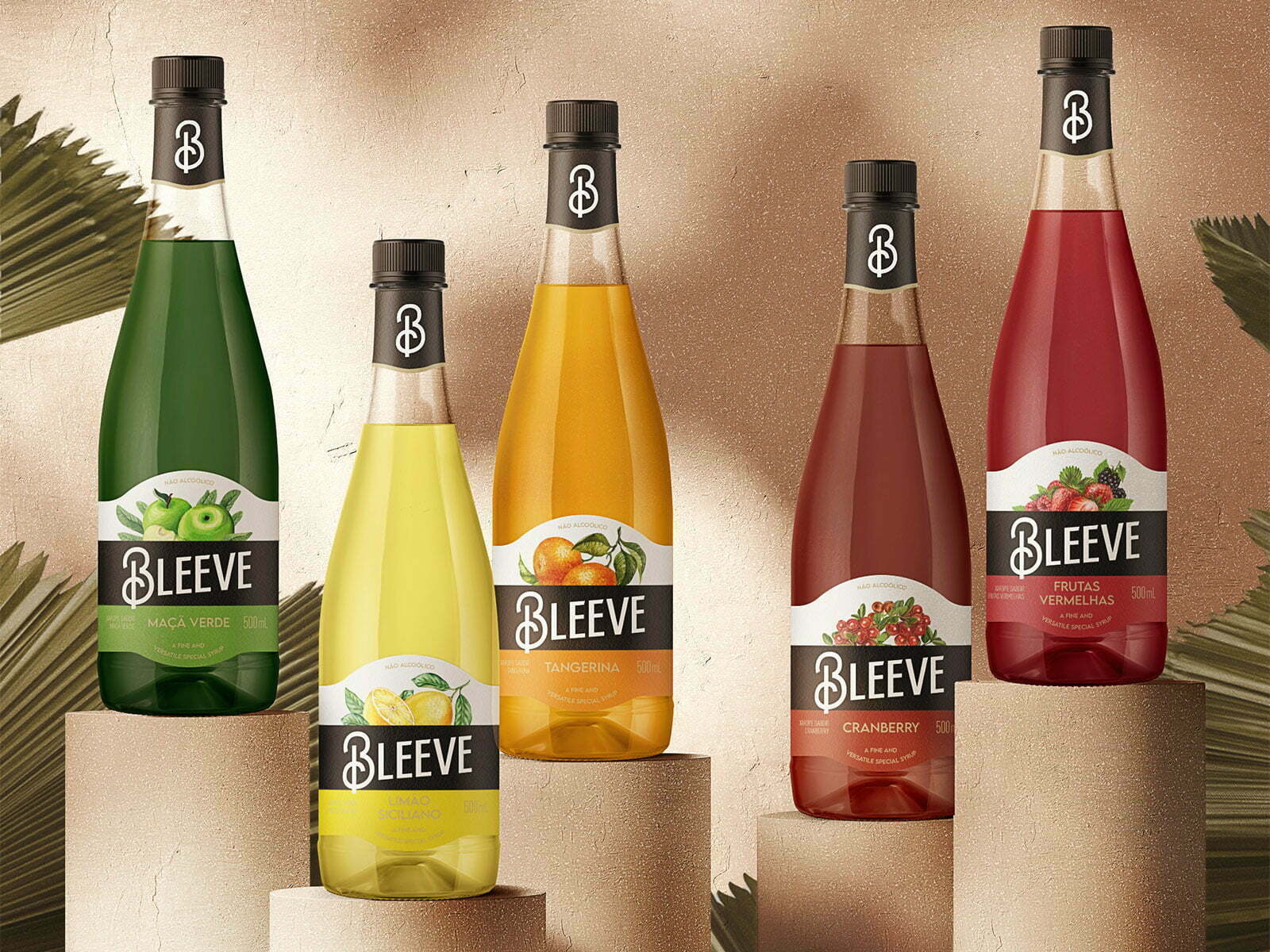 BLEEVE水果濃縮飲料個性化視覺包裝設(shè)計(圖1)