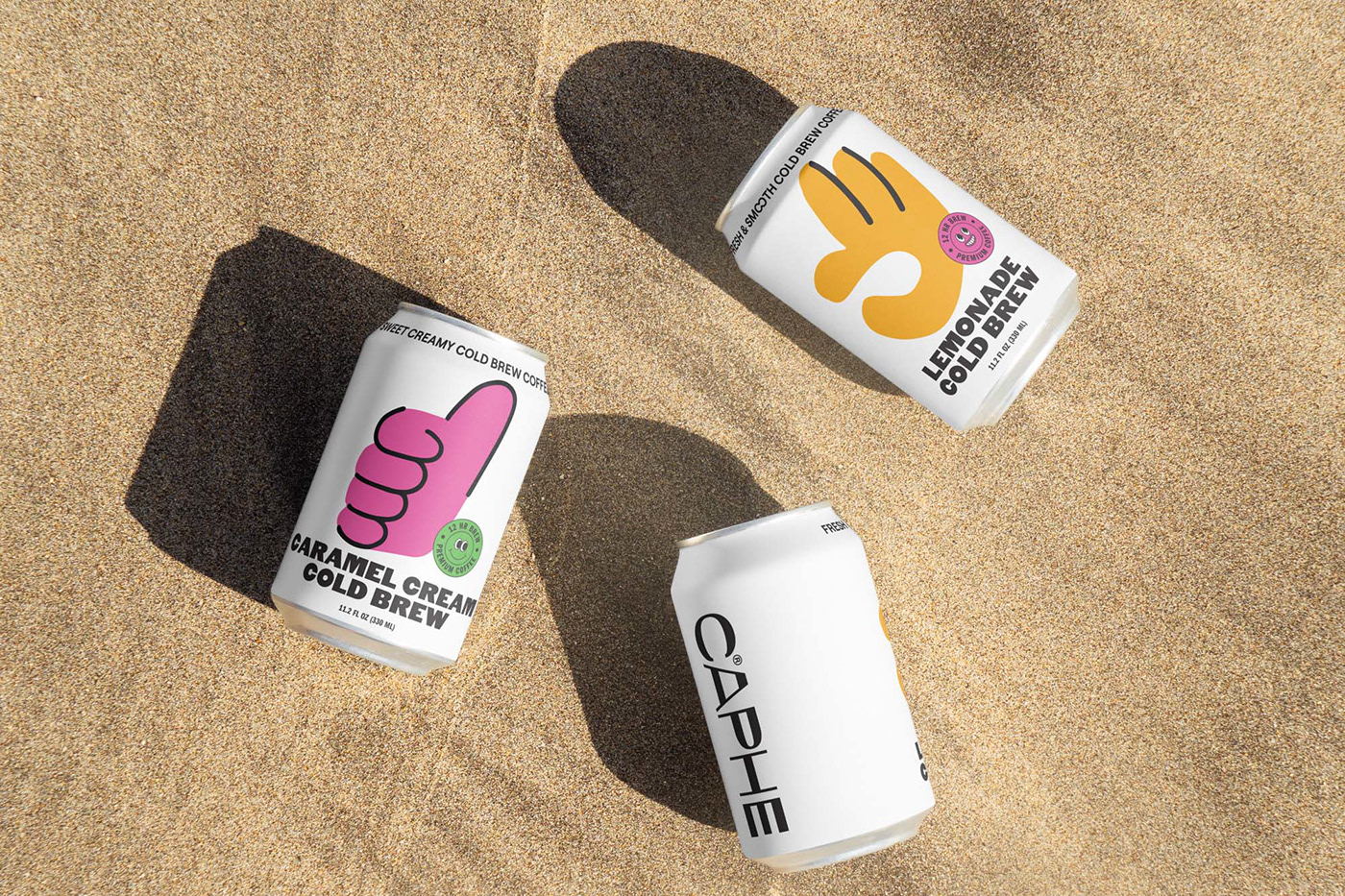 Caphe冷萃咖啡俏皮的包裝設(shè)計欣賞(圖4)