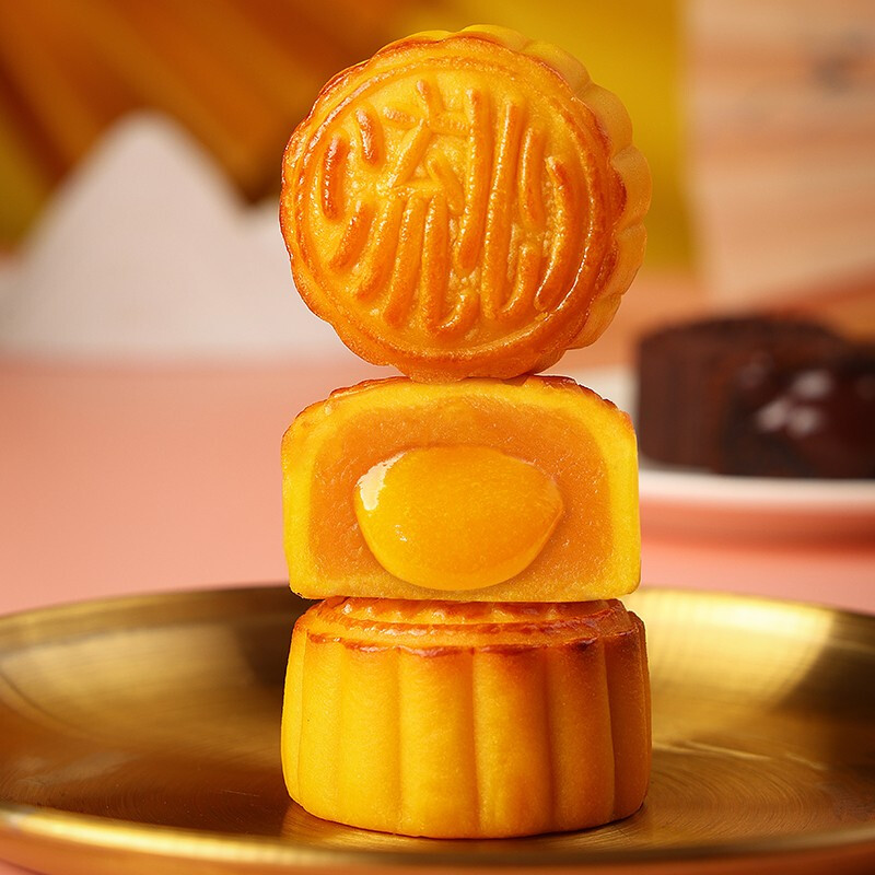 趣香 趣香流心月餅 廣式月餅 8餅4味 360g 禮盒裝包裝禮盒產(chǎn)品包裝創(chuàng)意設(shè)計(jì)欣賞(圖4)