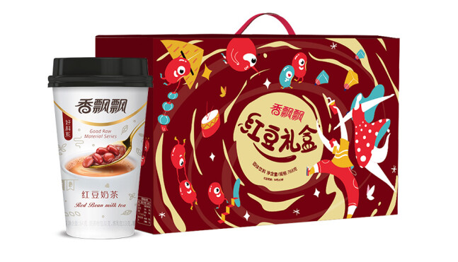 奶茶禮盒包裝如何設計(圖1)