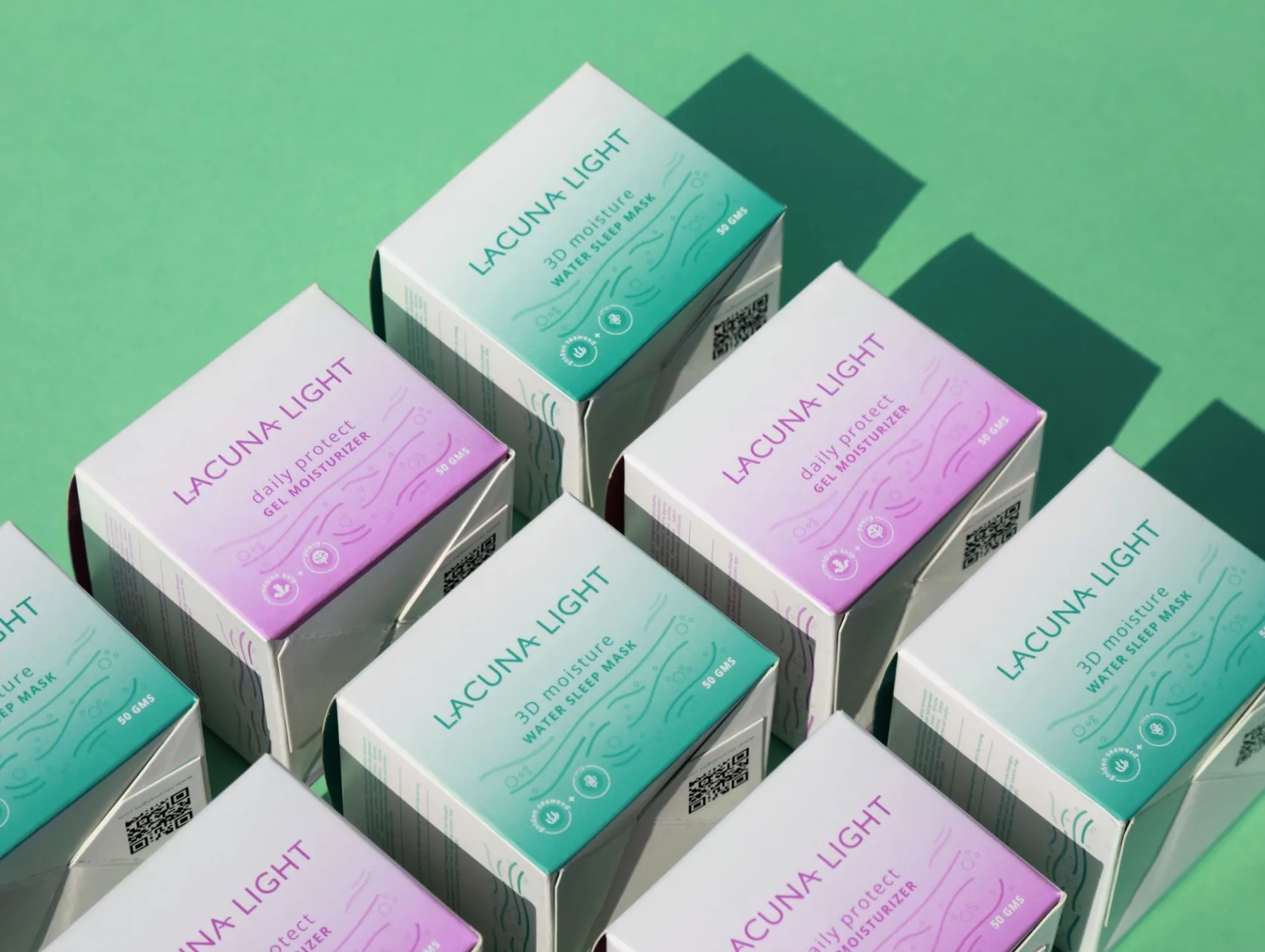 從海洋中涉取靈感的護(hù)膚品包裝盒設(shè)計欣賞(圖1)