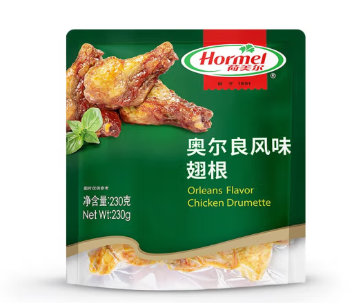 奧爾良風味雞翅根包裝袋如何設(shè)計(圖1) 奧爾良風味雞翅根包裝袋如何設(shè)計(圖1)