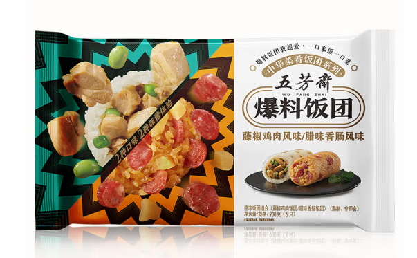 速凍飯團(tuán)組合裝包裝設(shè)計(jì)怎么做(圖1)