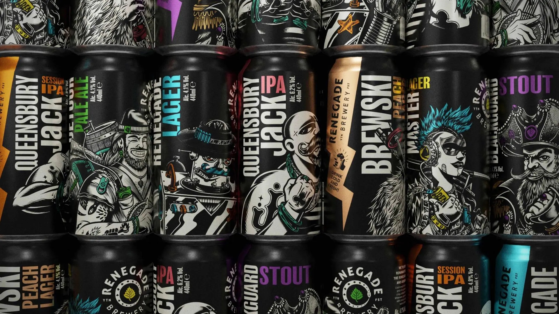 獨(dú)特的精釀啤酒包裝罐設(shè)計(jì)欣賞(圖1)