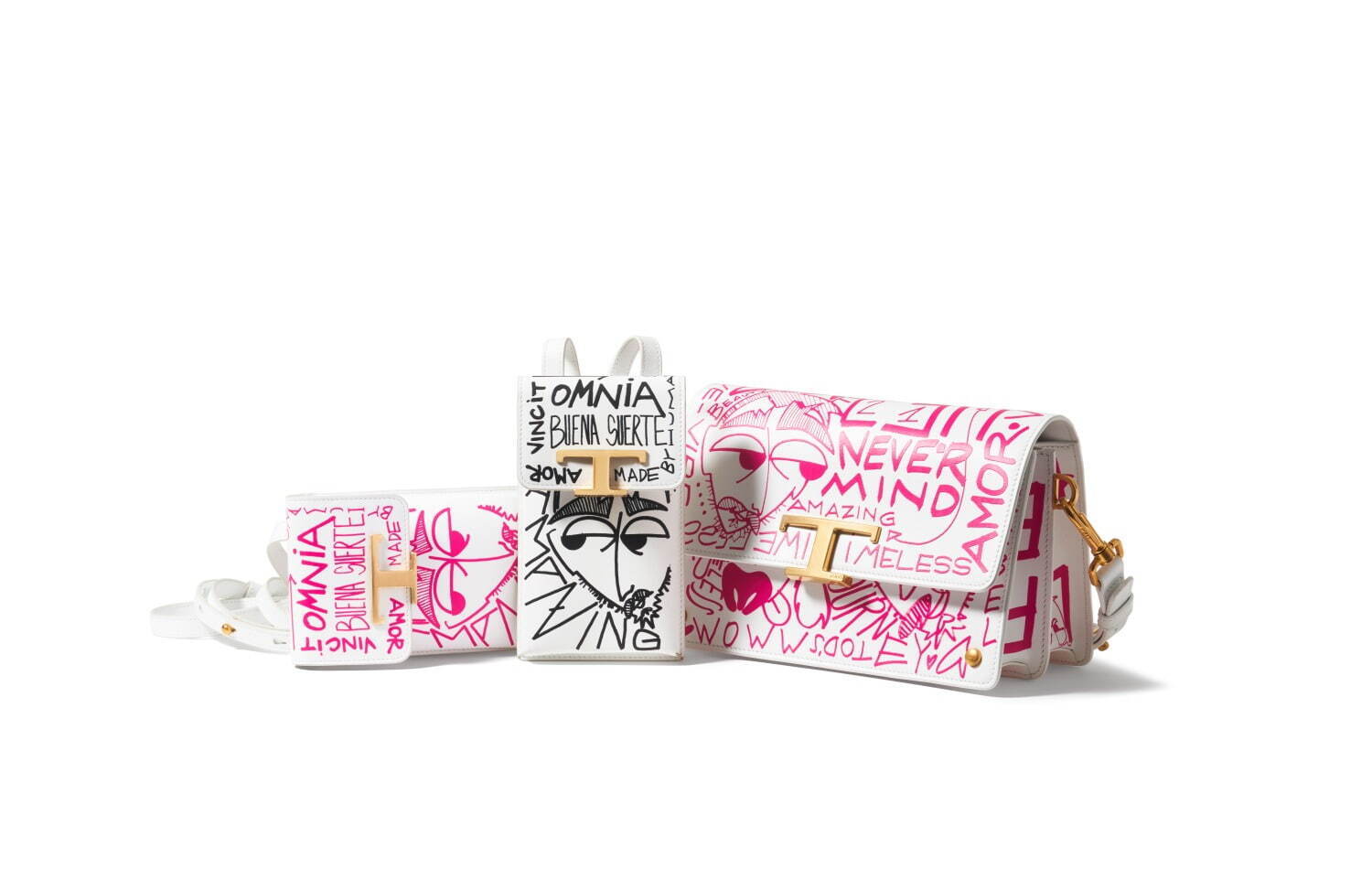 受“街頭藝術(shù)”啟發(fā)的涂鴉系列(圖1)