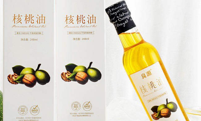 良源核桃油 良源食品包裝設(shè)計(jì)欣賞(圖2)