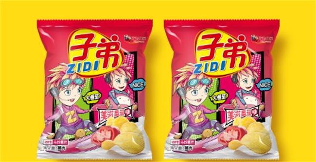 子弟薯片 子弟食品包裝設(shè)計欣賞(圖3)