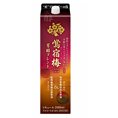 鴛宿梅芳醇混合料聯(lián)合酒精酒類包裝設(shè)計(jì)(圖1)