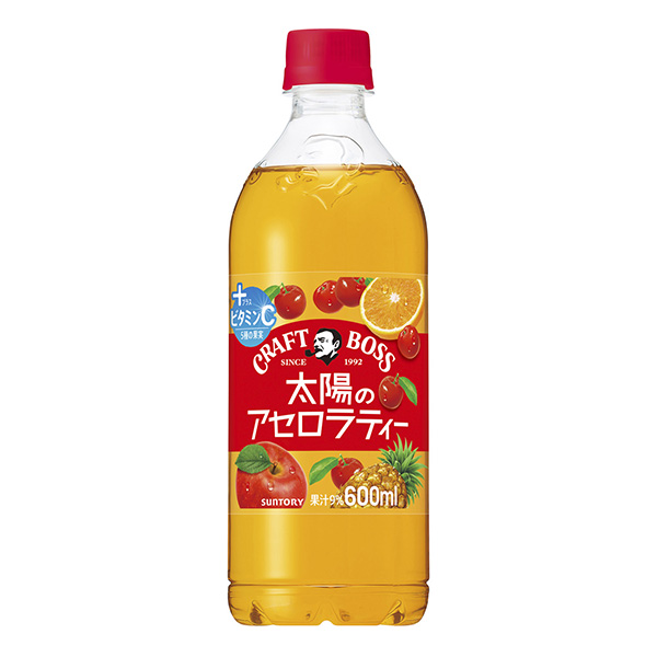 牛皮大王太陽的阿塞拉三得利食品國際果實清涼飲料包裝設(shè)計(圖1)