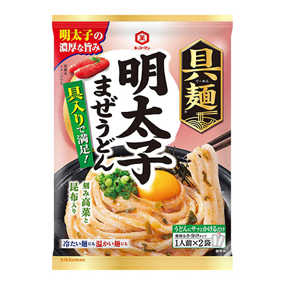 基考曼配料面明太子混合烏冬面基考曼食品烹飪品包裝設(shè)計(圖1) 基考曼配料面明太子混合烏冬面基考曼食品烹飪品包裝設(shè)計(圖1)