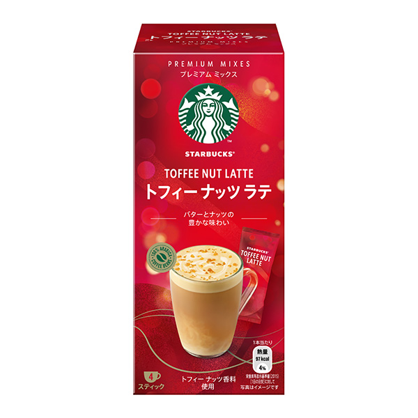 星巴克高級混合托菲堅果拿鐵雀巢包裝設計(圖1)