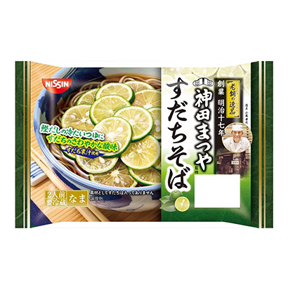 老字號(hào)精品神田松和監(jiān)修蕎麥面日清食品保鮮面類(lèi)包裝設(shè)計(jì)(圖1)