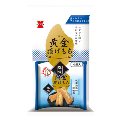 黃金油炸年糕咸味巖冢制果點心包裝設(shè)計(圖1)