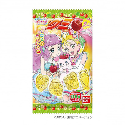 光之美少女橡皮糖蘋果萬代點心包裝設(shè)計(圖1)