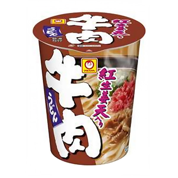 馬爾先生立式大紅生姜天牛肉烏冬面東洋水產(chǎn)食品飲料包裝設計(圖1)