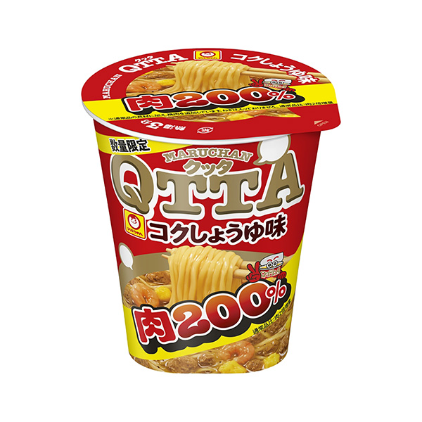 包裝設(shè)計(jì)欣賞MARUCHAN QTTA ＜醇厚醬油味肉200% ＞ (東洋水產(chǎn)) (圖1)