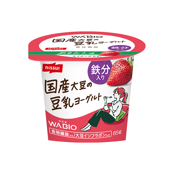 包裝設(shè)計(jì)欣賞WABIO國(guó)產(chǎn)大豆的豆?jié){酸奶＜甜味＞ (日本) (圖1)